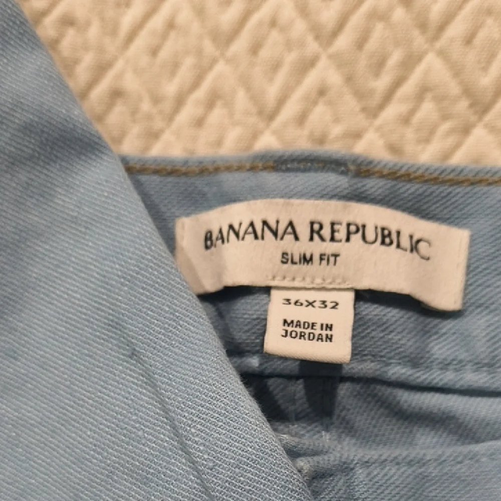 Banana Republic Slim Linen-Cotton Traveler Pant 36W x 32L